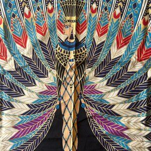 RARE Silk Erte Scarf